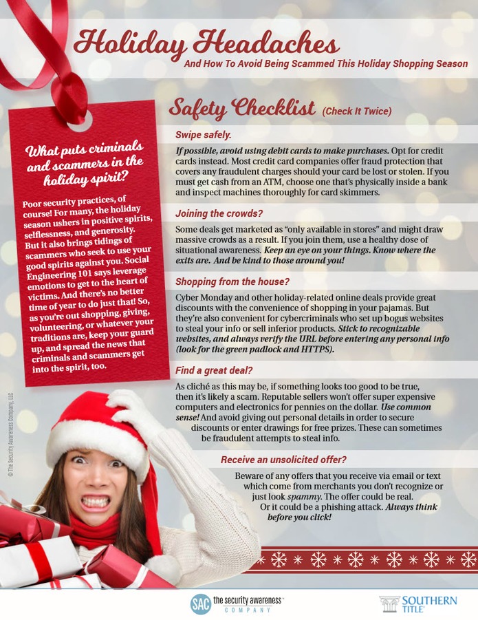 Shopping in stores or online? Here's some tips for avoiding scammers this holiday  season.